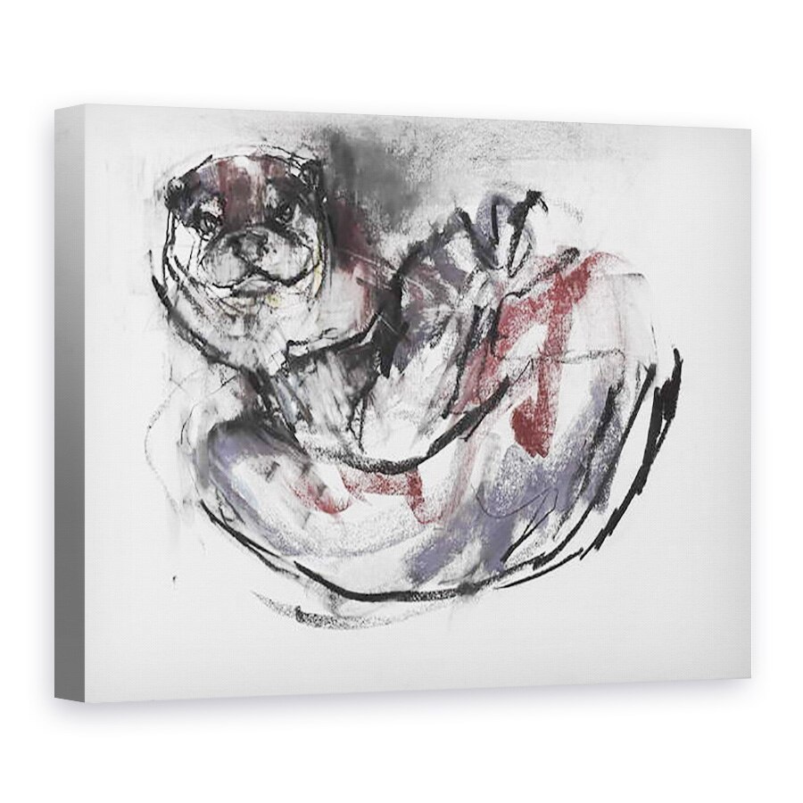 Tablou canvas - Mark Adlington - Otter caine, 75 x 100 cm