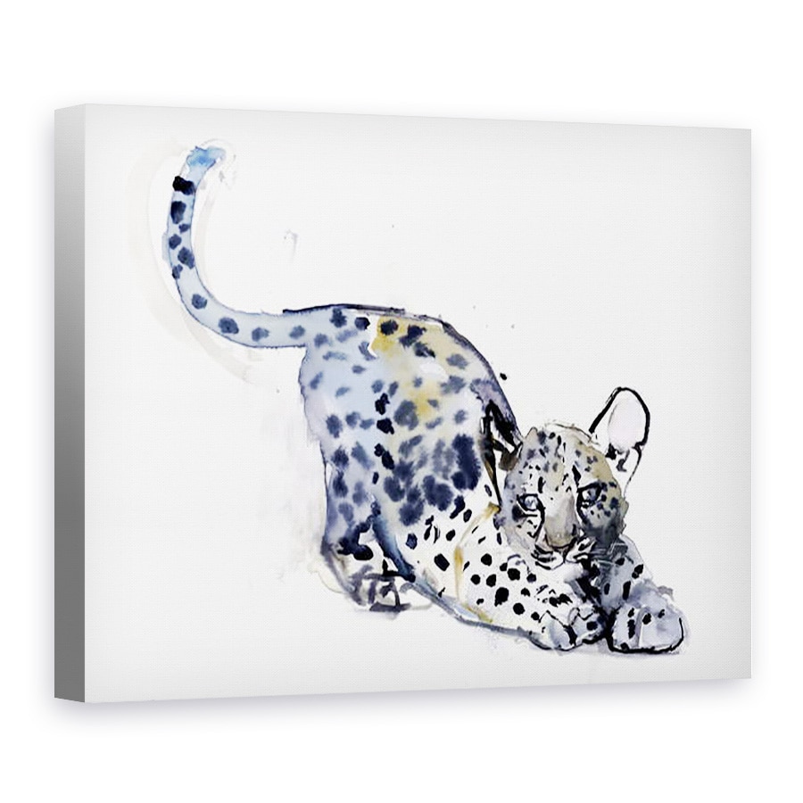 Tablou canvas - Mark Adlington - Cub de intindere Leopard arab, 75 x 100 cm