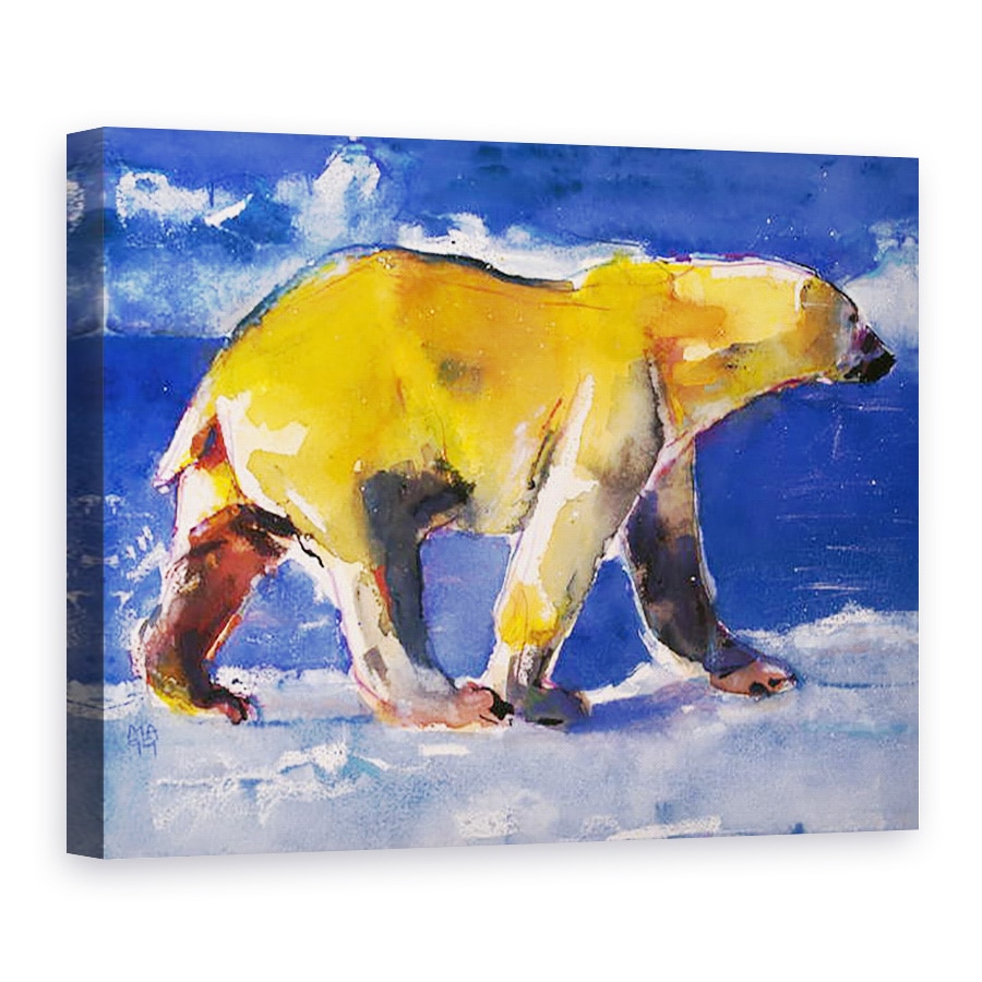 Tablou canvas - Mark Adlington - Urs galben, 75 x 100 cm