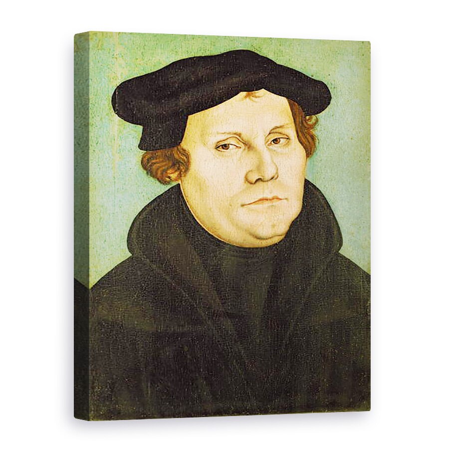 Tablou canvas - Lucas Cranach the Elder - Luther ca profesor, 75 x 100 cm