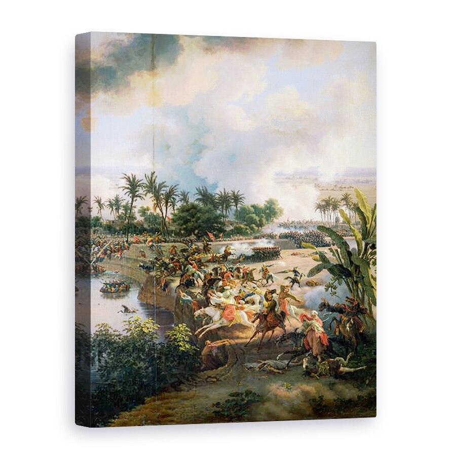 Tablou canvas - Louis Lejeune - Batalia Piramidelor, 21 iulie 1798, detaliu al Cavalierilor Mameluke, 60 x 80 cm