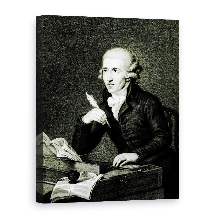 Tablou canvas - Ludwig Guttenbrunn - Joseph Haydn 1732-1809 c.1770 ulei pe panza, 75 x 100 cm