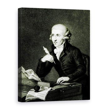 Tablou canvas - Ludwig Guttenbrunn - Joseph Haydn 1732-1809 c.1770 ulei pe panza, 75 x 100 cm Tablou canvas - Ludwig Guttenbrunn - Joseph Haydn 1732-1809 c.1770 ulei pe panza, 75 x 100 cm