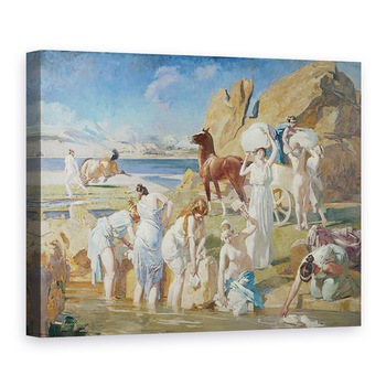 Tablou canvas - Lucien Simon - Nausicaa la Fantana, 75 x 100 cm Tablou canvas - Lucien Simon - Nausicaa la Fantana, 75 x 100 cm