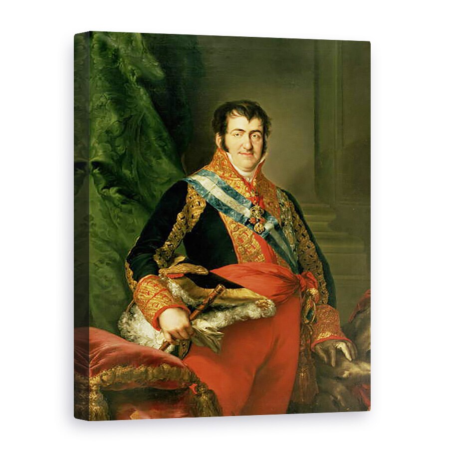 Tablou canvas - Luis Lopez Piquer - Ferdinand VII 1784-1833 1808-11, 75 x 100 cm