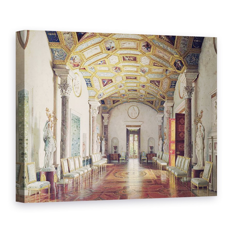 Tablou canvas - Luigi Premazzi - Sala Marelui Agate din Palatul Catherine de la tarskoye Selo, 75 x 100 cm