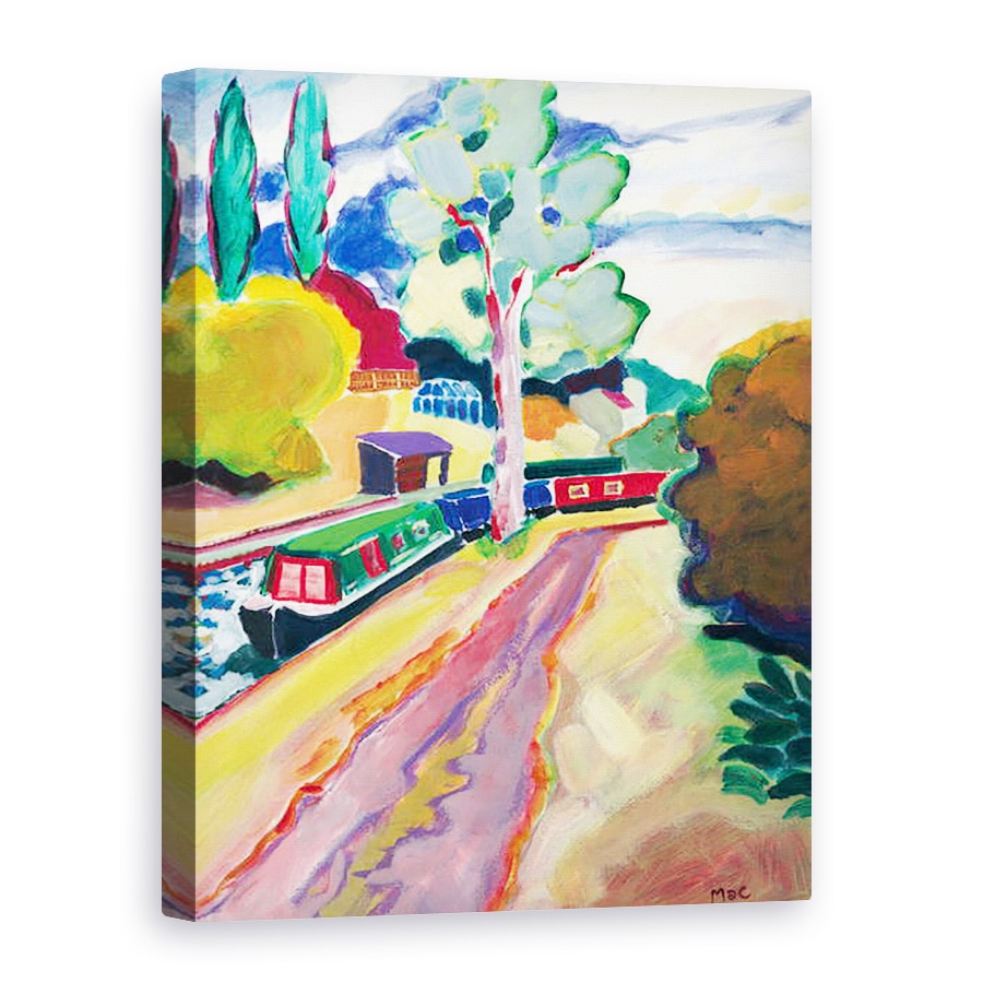 Tablou canvas - Marco Cazzulini - Barci cu canal, 75 x 100 cm