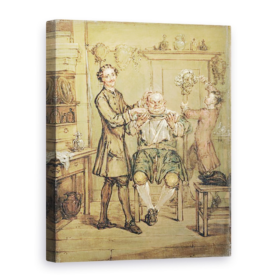 Tablou canvas - Marcellus Laroon the Younger - The Barber, 75 x 100 cm
