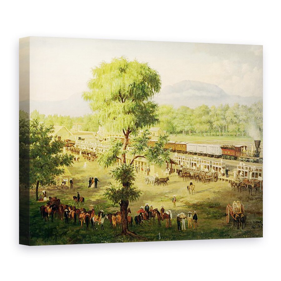 Tablou canvas - Luiz Coto - Calea ferata in Valea Mexicului, 75 x 100 cm