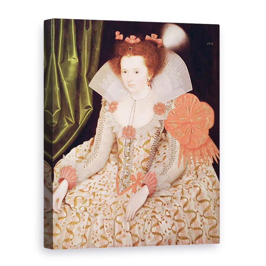 Tablou canvas - Marcus Gheeraerts - Printesa Elisabeta, fiica lui James I, 75 x 100 cm