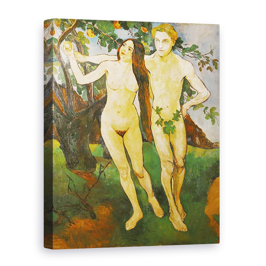 Tablou canvas - Marie Clementine Valadon - Adam si Eva, 75 x 100 cm