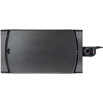 Gratar electric Taurus STEAKMAX 2600, 2600 W, dimensiune tava 47 x 29 cm, acoperire antiaderenta, termostat reglabil, cablu detasabil, Negru Gratar electric Taurus STEAKMAX 2600, 2600 W, dimensiune tava 47 x 29 cm, acoperire antiaderenta, termostat reglabil, cablu detasabil, Negru