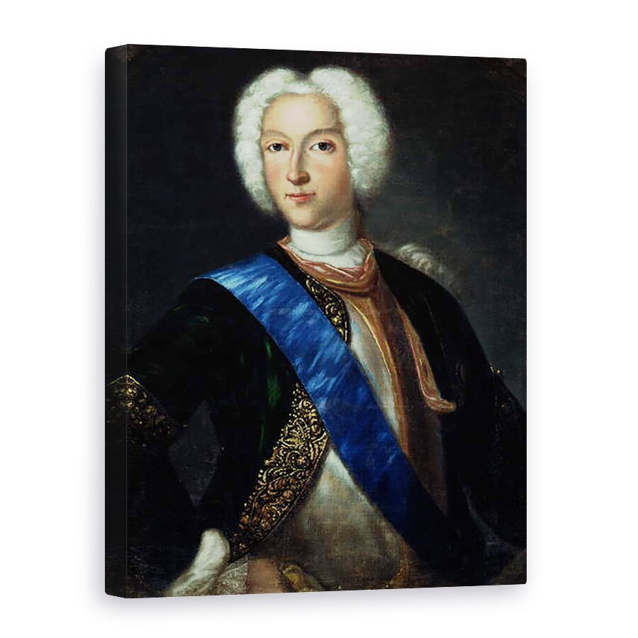 Tablou canvas - Johann Heinrich Wedekind - Portretul tarului Petru al II-lea 1715-1730, 75 x 100 cm