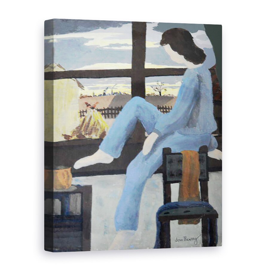 Tablou canvas - Joan Thewsey - Fata uitam de zori, 1950, 75 x 100 cm