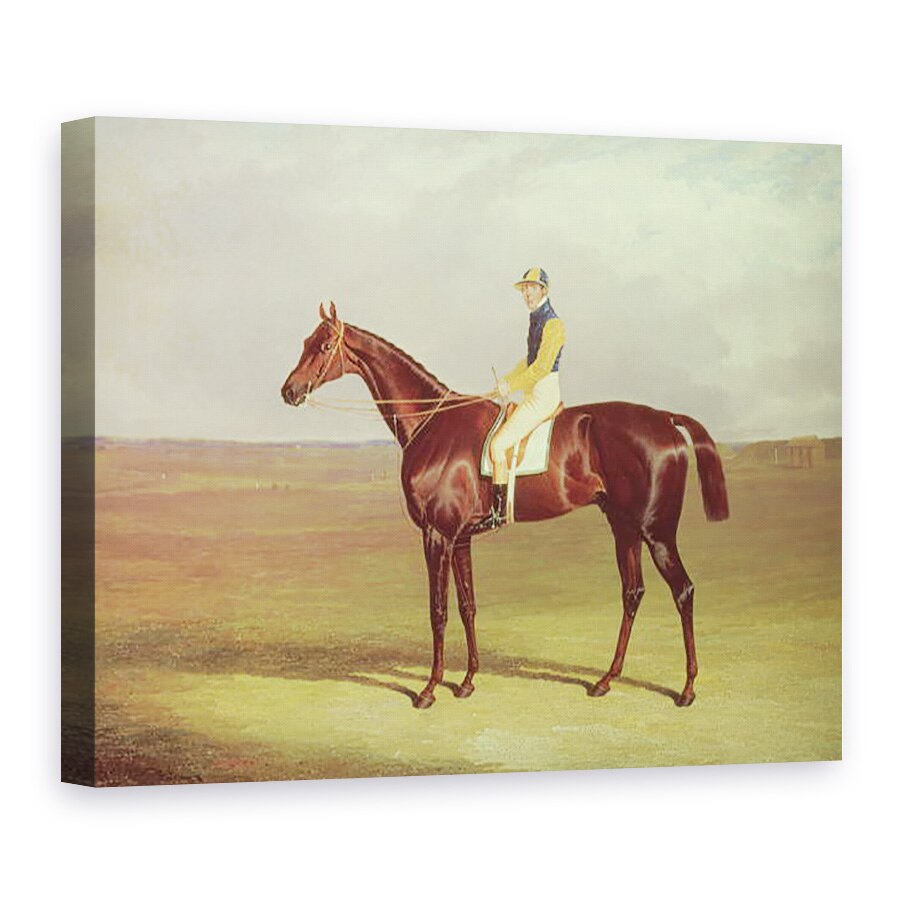 Tablou canvas - John Frederick Herring Snr - Carja domnului M. Stanley pe Newmarket Heath, 50 x 70 cm