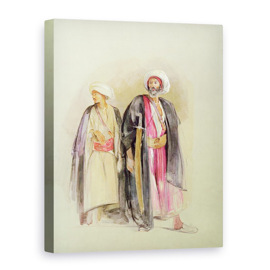 Tablou canvas - John Frederick Lewis - seicul Hussein al lui Gebel Tor si al Fiului sau, 75 x 100 cm