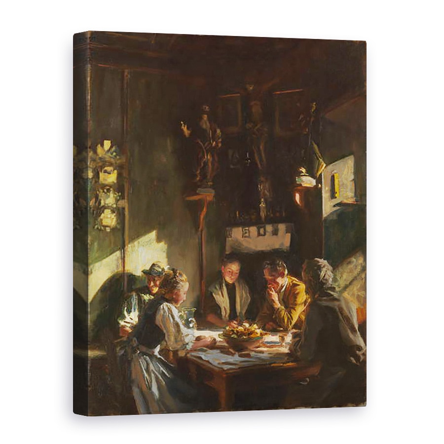 Tablou canvas - John Singer Sargent - Interior tirolez, 50 x 70 cm