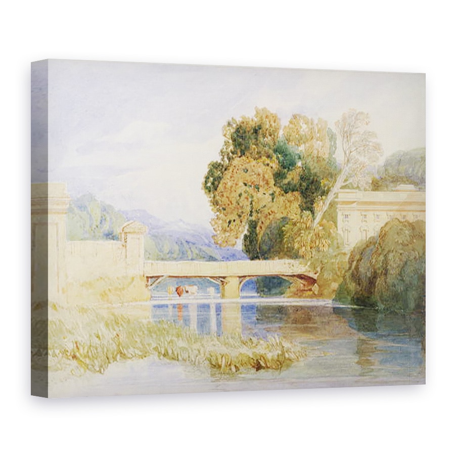 Tablou canvas - John Sell Cotman - Chateau Navarre, langa Evreux, 75 x 100 cm
