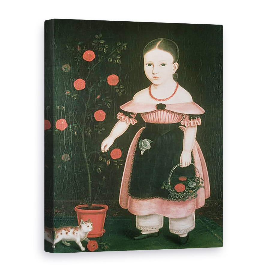 Tablou canvas - John Bradley - Fetita in Lavanda, 75 x 100 cm