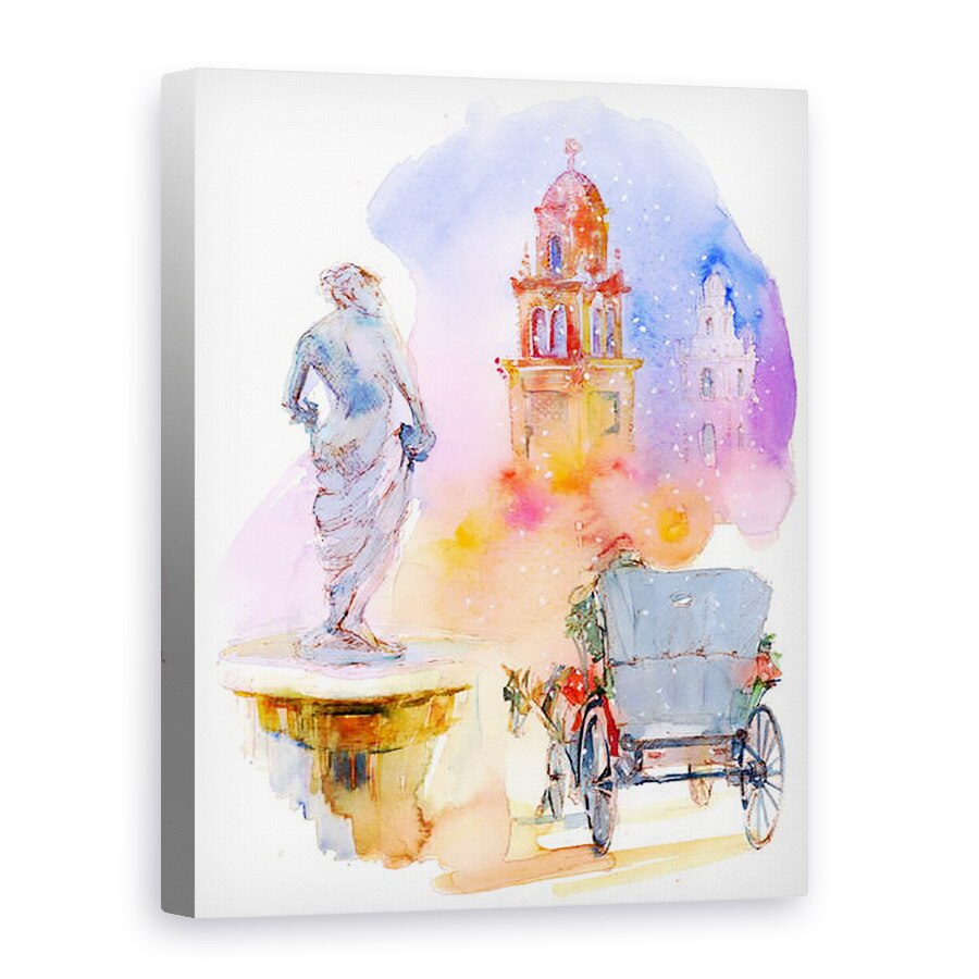 Tablou canvas - John Keeling - Plaza Vacanta, 2016, 50 x 70 cm