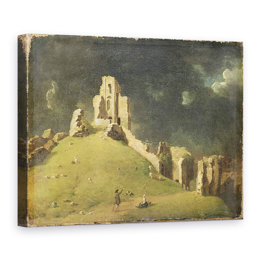 Tablou canvas - John Inigo Richards - Castelul Corfe, Dorset, 50 x 70 cm