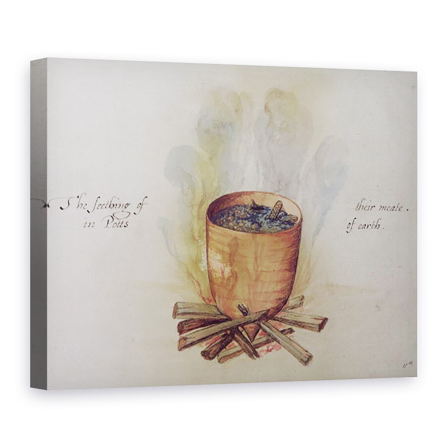 Tablou canvas - John White - Gatitul intr-o oala, 60 x 80 cm