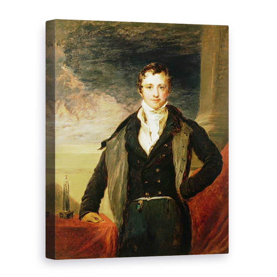 Tablou canvas - John Linnell - Portret De Sir Humphry Davy 1778-1829, 75 x 100 cm