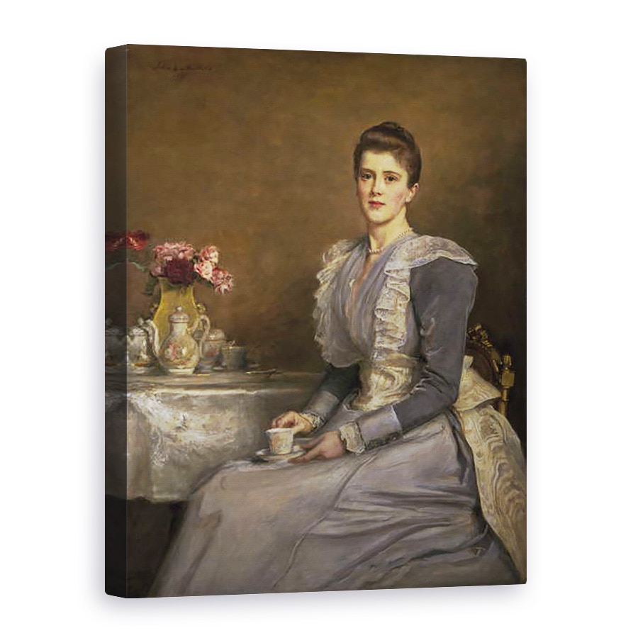 Tablou canvas - John Everett Millais - Portretul doamnei Joseph Chamberlain 1864-1957, 60 x 80 cm