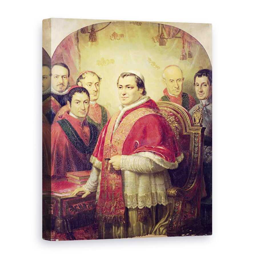 Tablou canvas - Jose Galofre Y Coma - Papa Pius IX 1792-1878 1847, 60 x 80 cm