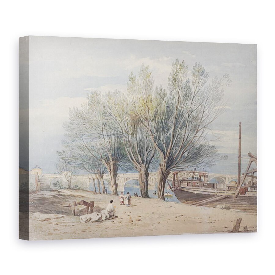Tablou canvas - John Varley - Podul Vauxhall, 60 x 80 cm
