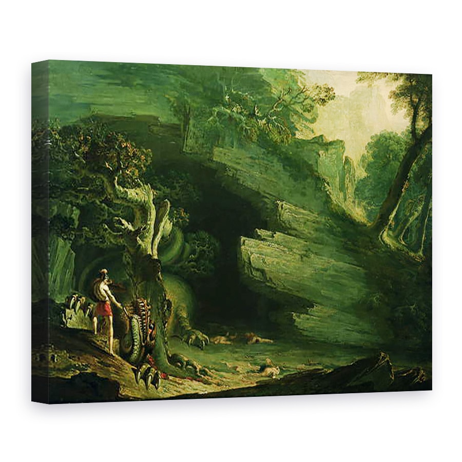 Tablou canvas - John Martin - Cadmus si Dragonul, 60 x 80 cm