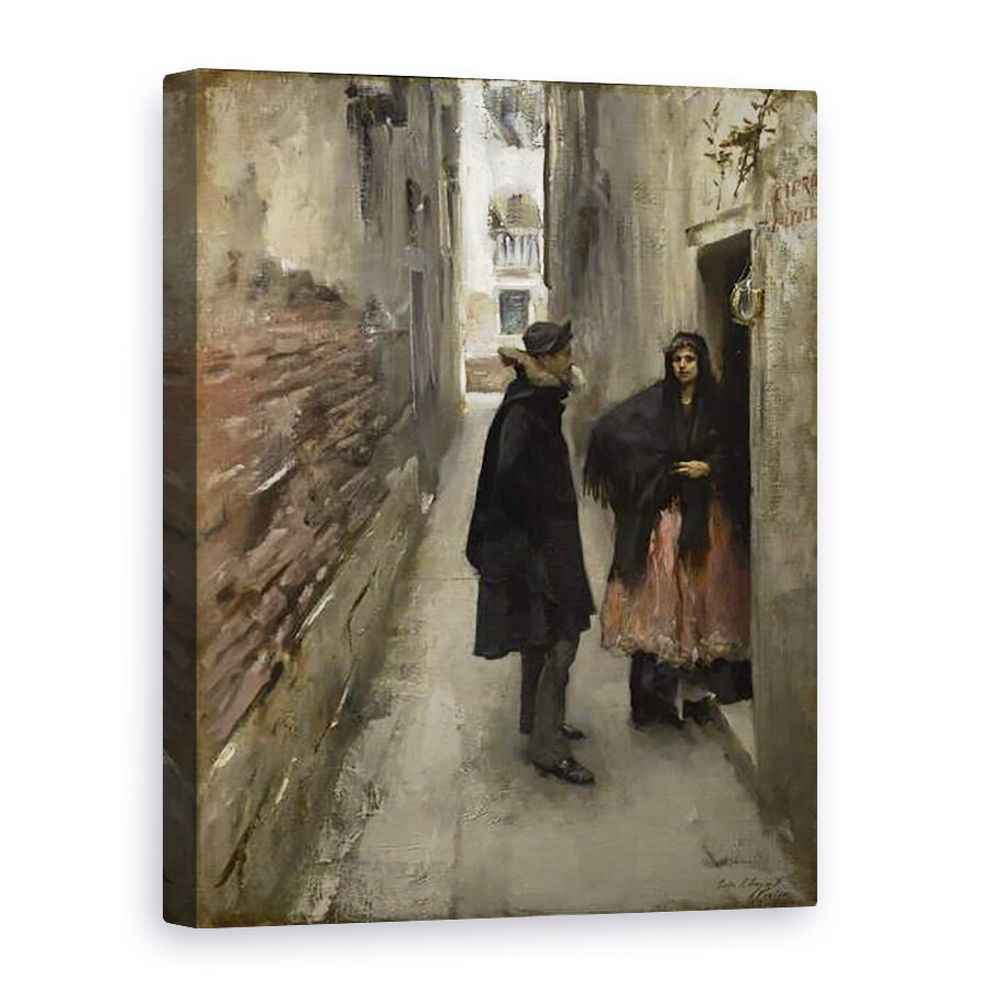 Tablou canvas - John Singer Sargent - O strada in Venetia, 50 x 70 cm