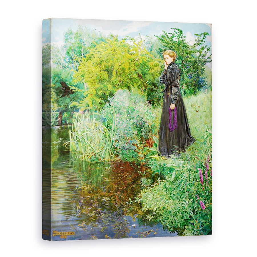 Tablou canvas - John Byam Liston Shaw - Razboiul Boer, 1900 - Lucrurile de vara trecuta au fost verzi, 50 x 70 cm