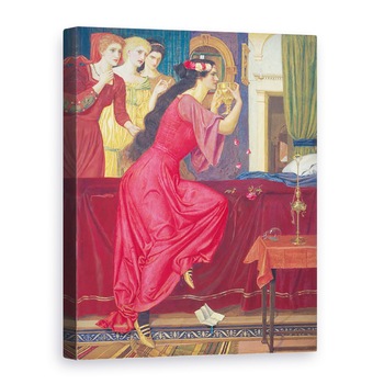 Tablou canvas - Joseph Edward Southall - Sigismunda bea otrava, 60 x 80 cm Tablou canvas - Joseph Edward Southall - Sigismunda bea otrava, 60 x 80 cm