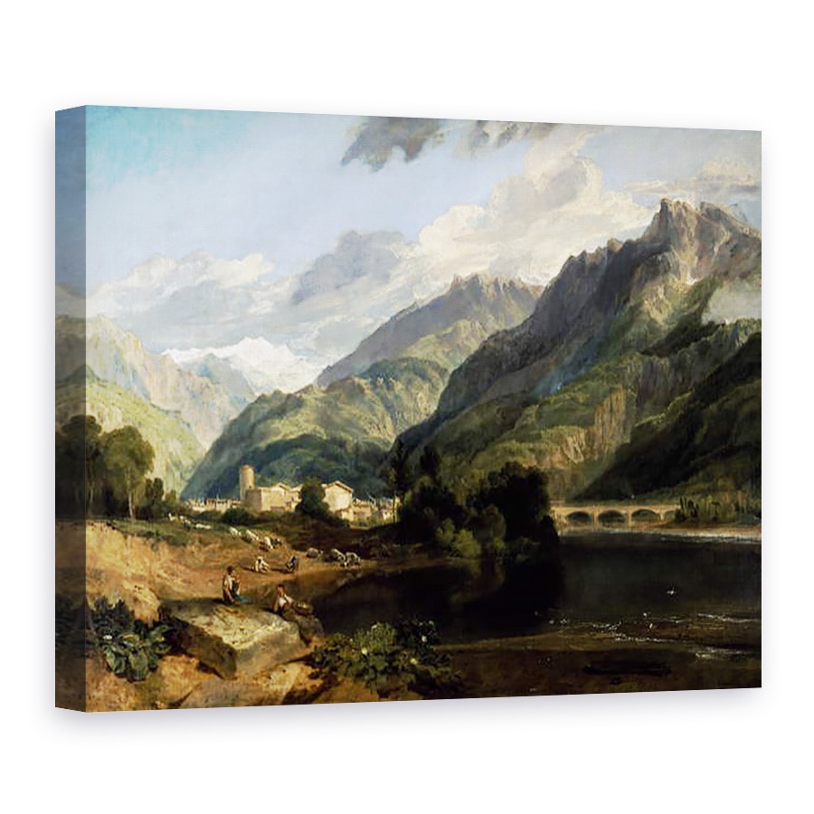 Tablou canvas - Joseph Mallord William Turner - Bonneville, Savoy, 75 x 100 cm