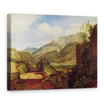 Tablou canvas - Joseph Mallord William Turner - Chateau de St. Michael, Bonneville, Savoy, 50 x 70 cm Tablou canvas - Joseph Mallord William Turner - Chateau de St. Michael, Bonneville, Savoy, 50 x 70 cm