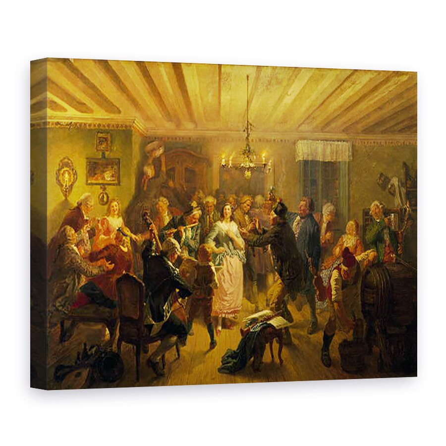 Tablou canvas - Josef Wilhelm Wallander - Concertul de la Tre Byttor, 75 x 100 cm