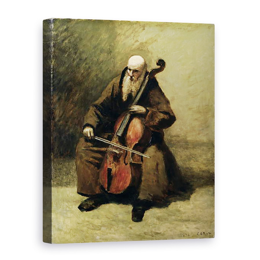 Tablou canvas - Jean Baptiste Camille Corot - Calugarul, 50 x 70 cm