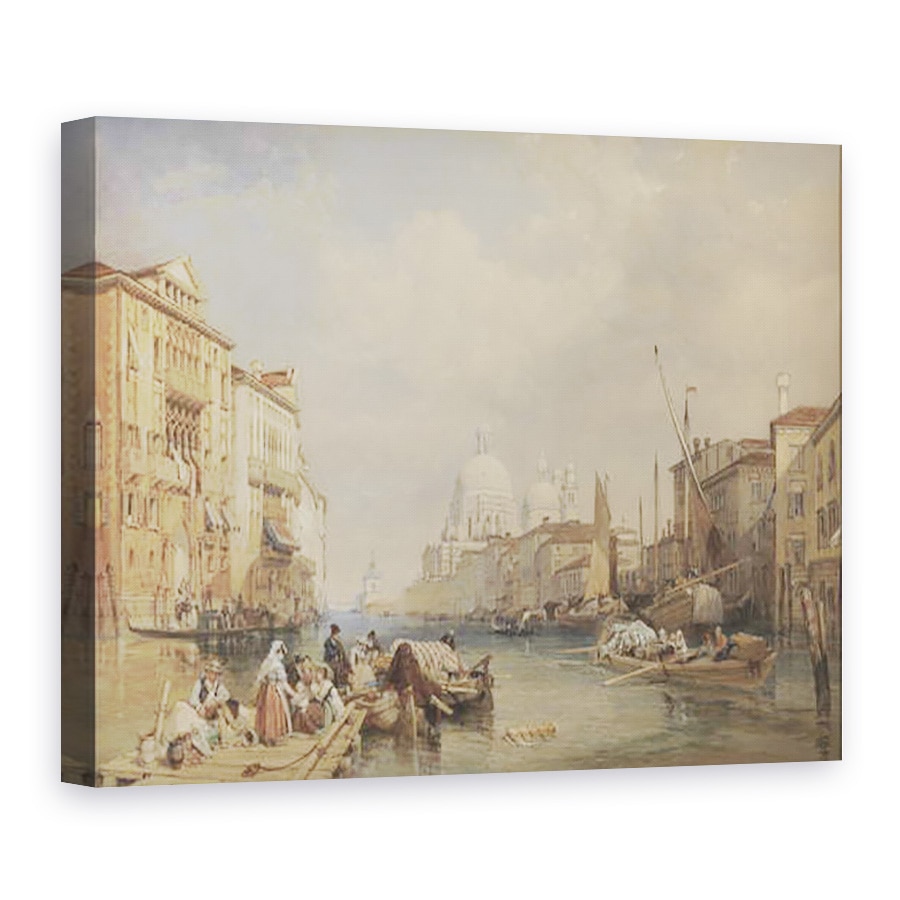 Tablou canvas - James Duffield Harding - Marele Canal, Venetia, 60 x 80 cm