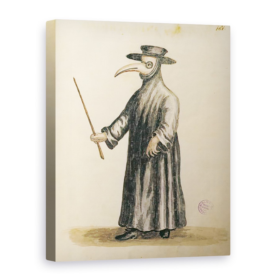 Tablou canvas - Jan van Grevenbroeck - Doctor venetian in timpul ciumei, 75 x 100 cm