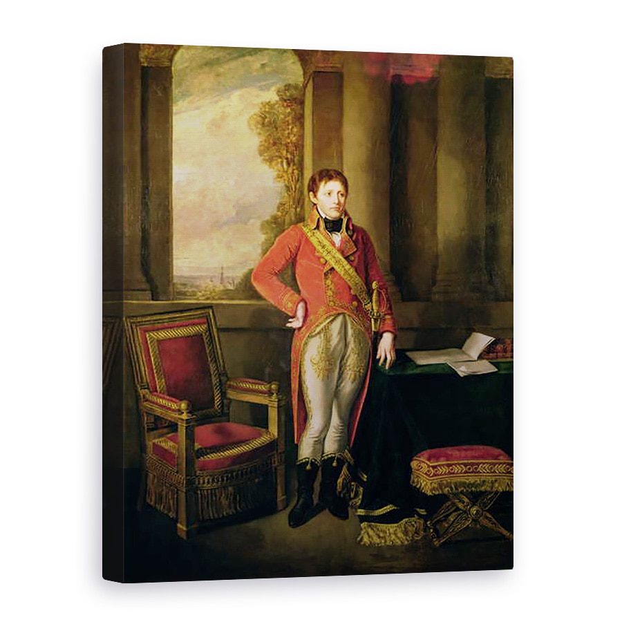 Tablou canvas - Jean Baptiste Greuze - Napoleon Bonaparte 1769-1821 in calitate de prim consul, 50 x 70 cm
