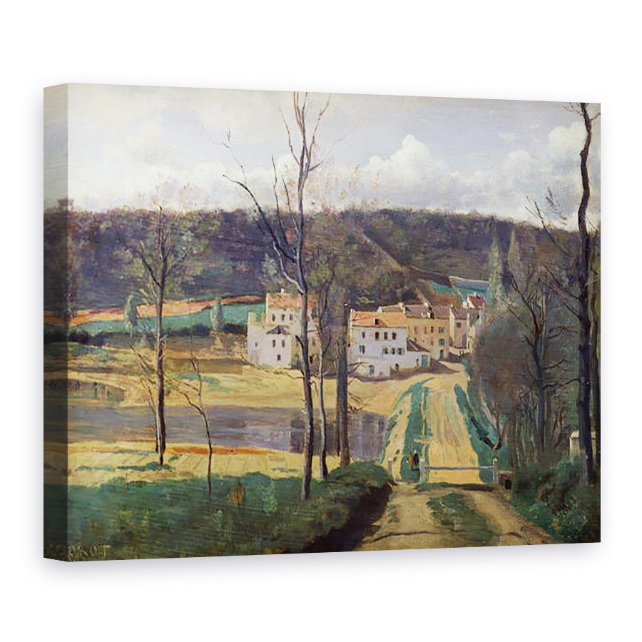 Tablou canvas - Jean Baptiste Camille Corot - Ville-dAvray, 50 x 70 cm