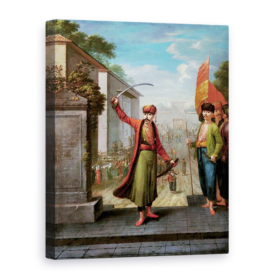 Tablou canvas - Jean Baptiste Vanmour - Patrona Halil, 50 x 70 cm