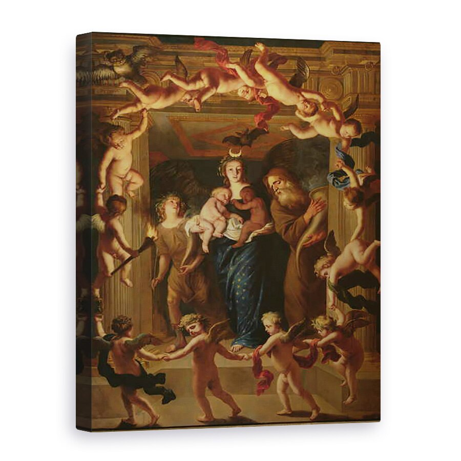 Tablou canvas - Jan van Hoecke - Alegorie de noapte, 75 x 100 cm