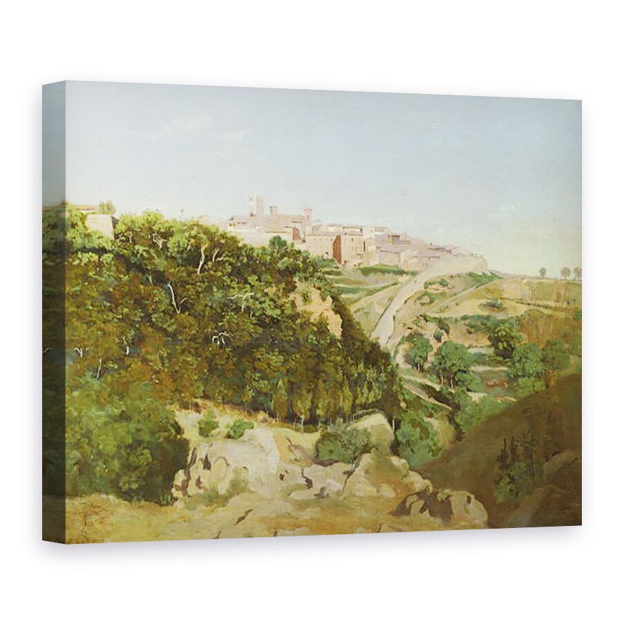 Tablou canvas - Jean Baptiste Camille Corot - Volterra, 50 x 70 cm