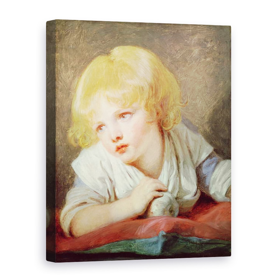 Tablou canvas - Jean Baptiste Greuze - Copil cu un Apple, 75 x 100 cm