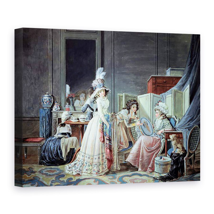 Tablou canvas - Jean Baptiste Mallet - Cupidon brodat, 75 x 100 cm