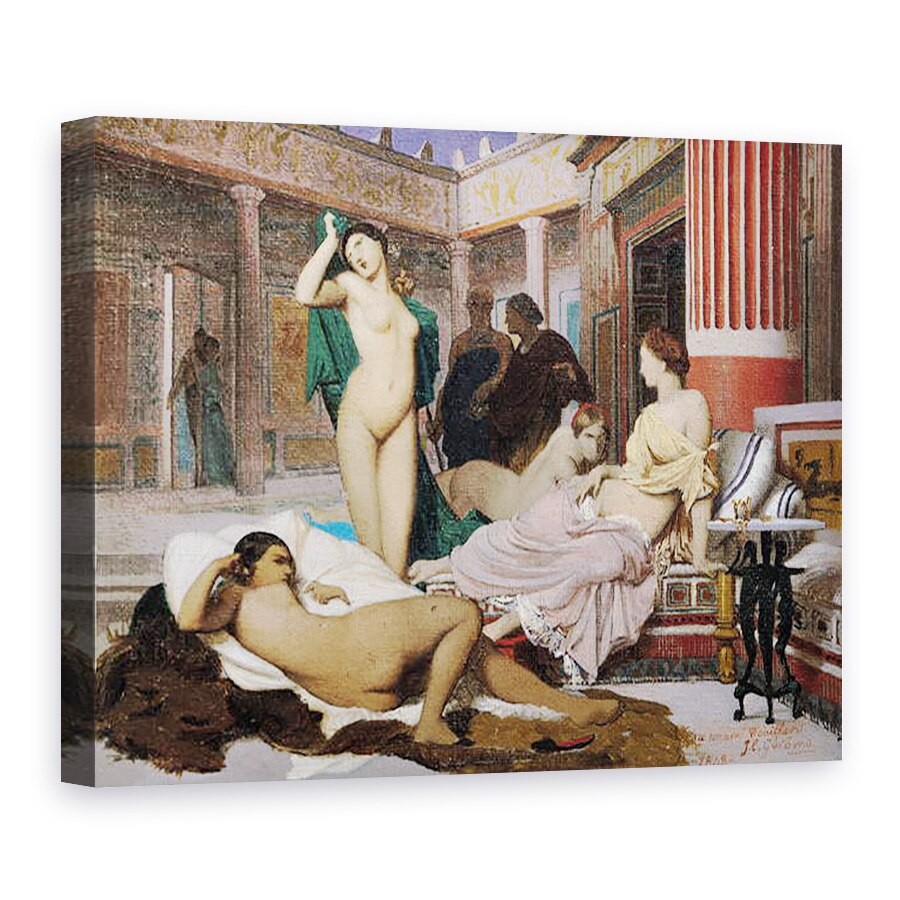 Tablou canvas - Jean Leon Gerome - Interior grec, 60 x 80 cm