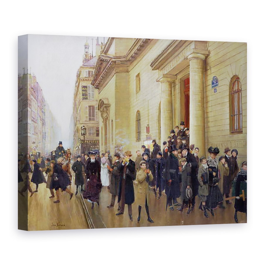 Tablou canvas - Jean Beraud - Parasirea liceului Condorcet, 50 x 70 cm
