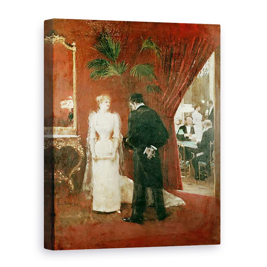 Tablou canvas - Jean Beraud - Conversatia privata, 50 x 70 cm
